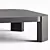 Modern Solid Wood Coffee Table 3D model small image 3