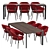 Sleek Ray Chair HOMEY Table 3D model small image 6