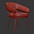 Sleek Ray Chair HOMEY Table 3D model small image 3