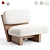 Modern Design Jia Chair Furniture 3D model small image 1