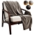 Contemporary Leather Armchair Design 3D model small image 1