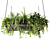 Hanging Plants Shelf Mesh Display 3D model small image 1