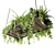 Hanging Plants Shelf Mesh Display 3D model small image 2