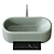 Inbani Ease Freestanding Oval Bathtub 3D model small image 4