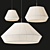 Bover Fabric Pendant Lights Set 3D model small image 2