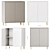 Ikea Eket Cabinet Legs 80cm 3D model small image 1