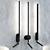 Sleek LED Sconce Light 3D model small image 2