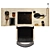 Custom Minimalist Wood Workspace 3D model small image 5