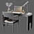 Custom Minimalist Wood Workspace 3D model small image 6