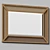 Vintage Cane Wall Mirror 3D model small image 2