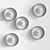 Ceramic Glass Orb Mount Fixture 3D model small image 7