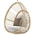 Rattan Hanging Lounge Chair 3D model small image 1