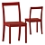 Contemporary Pinntorp Table and Chairs 3D model small image 3