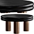 Elegant Macaro Coffee Table 3D model small image 1