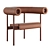 Offecct Font Leather Accent Chair 3D model small image 3