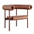 Offecct Font Leather Accent Chair 3D model small image 7