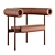 Offecct Font Leather Accent Chair 3D model small image 14