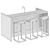 Sachi M2 Bar Counter 3D model small image 4