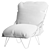 Ergonomic Outdoor Lounge Chair 3D model small image 2