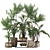 Elegant Parlor Palm & Pot 3D model small image 1