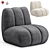 Contemporary Toe Lounge Chair 3D model small image 5