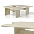 Modern Rink Dining Table - Sleek 3D model small image 1