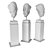 Ancient Egypt Portrait Sculpture 3D model small image 6