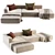 Modern Sofa Vito by Tuo 3D model small image 2