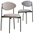 Stylish Gavin Chairs Collection 3D model small image 1