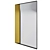 Elegant Modern Campos Wall Mirror 3D model small image 3