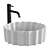 Melisa Glossy White Sink Bowl 3D model small image 2