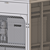 Industrial Chic Black Sideboard Cabinet 3D model small image 5