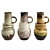 Elegant Vienna Vases Collection 3D model small image 2