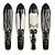 Cameroon African Mask Set 3D model small image 4