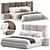 Sleek Elantra Bed 2015 Design 3D model small image 2