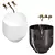 Modern Design Washbasins Set 3D model small image 3