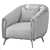 Modular Modern Chair Design 3D model small image 4