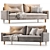 Numo Velvet Grafit Sofa 3Ds 3D model small image 1