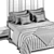 Elegant Theo Beds Headboard 3D model small image 5