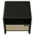 Rattan Woven Minimalist Nightstand 3D model small image 3