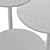 Alfiere Circle Pedestal Stands 3D model small image 4
