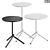 Modern Geometric Polygon Circle Tables 3D model small image 1