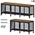 Industrial TV unit in black 3D model small image 1