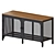 Industrial TV unit in black 3D model small image 2