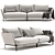 Modular Chelsea Sofa by Molteni 3D model small image 2