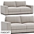 Modern Comfort Deep Air Sofa 3D model small image 1