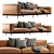 Modern Arflex Naviglio Sofa 3D 3D model small image 2