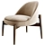 Modern Sendai Easy Chair Design 3D model small image 2