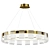 Saturno LED Chandelier: Modern Elegance 3D model small image 1