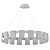 Saturno LED Chandelier: Modern Elegance 3D model small image 3